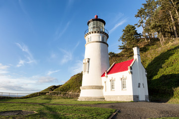 Fototapeta na wymiar Heceta Head Lighthouse, Pacific coast, built in 1892, Oregon USA