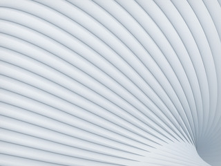 Obraz premium White stripe pattern futuristic background. 3d render illustration
