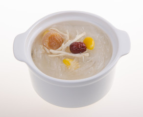 Bird's nest. Boiled bird's nest