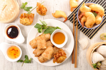 assorted asian snack