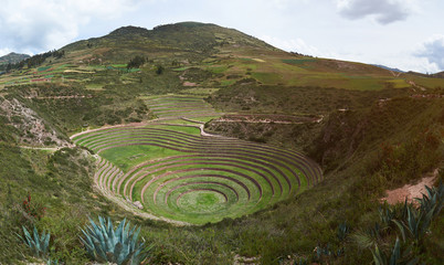 Panorama of moray sacred valley © PixieMe