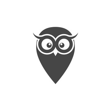 Owl icon, Owl logo, Owl illustration