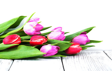 Fototapeta premium bouquet of tulips