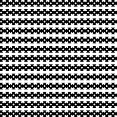 Vector seamless black and white pattern. Modern stylish texture. Monochrome geometrical wicker pattern. Tile squares style.