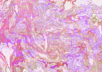 Pink marbled pattern. Stylized marble looking texture. Template for cards, banners, book covers and web design. Abstract background. 