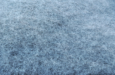 Grey blue mold texture background with selective focus.  Abstract misty frosted background.