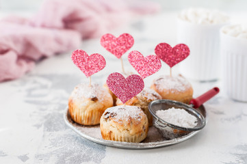 Valentine Sultana Cupcakes