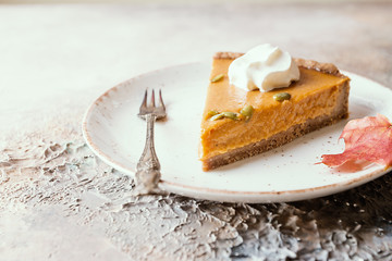 Slice of Pumpkin Pie