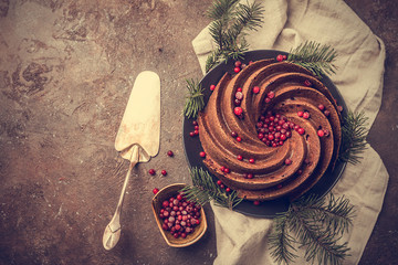 Gingerbread Bundt Cake