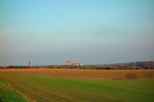 Blick auf Demmin in Mecklenburg-Vorpommern
