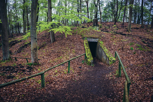 Abandoned Military Bunker On Wolin Island In Poland