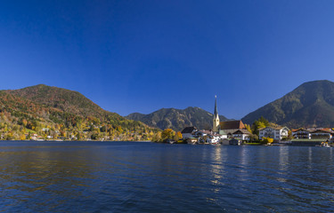 Obraz premium Rottach-Egern at Tegernsee Lake, Upper Bavaria