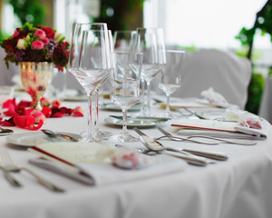 romantische Tischdeko