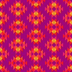 Ethnic boho seamless pattern. Tribal pattern. Retro motif. Textile rapport.