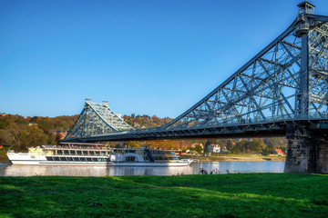 Blaues Wunder Loschwitzer Brücke Dresden