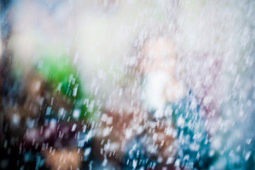 Beautiful girl drinking coffee at the coffee shop