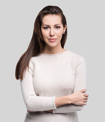 Beautiful young woman portrait