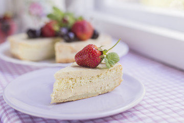 Cake with berries