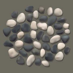 Vector Collection of sea stones