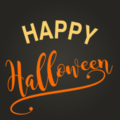happy halloween celebration card