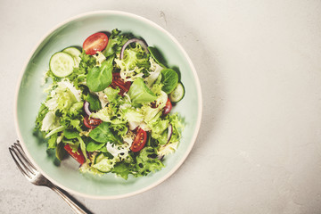 Fresh vegetable salad