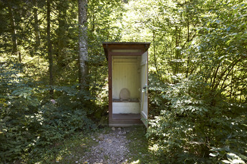 Mountain toilet Outhouse