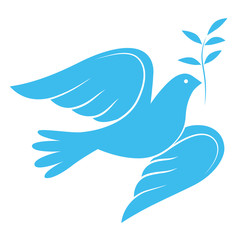 Dove of Peace with olive branch