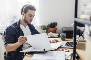 Businessman Working at Office