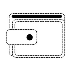 wallet money isolated icon