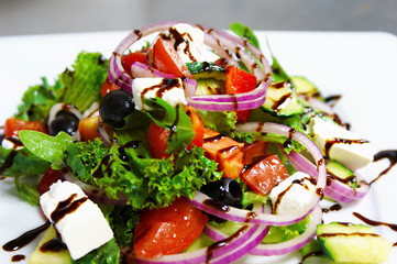 fresh vegetable salad