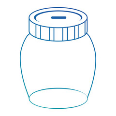 glass jar isolated icon
