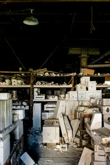 Refractory Industrial Molds - Abandoned New Castle Refractories, New Castle, Pennsylvania