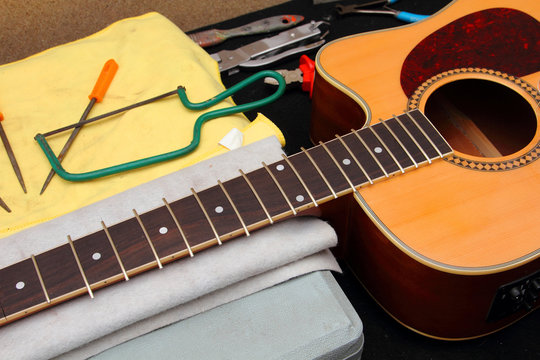 Acoustic Guitar Repairing