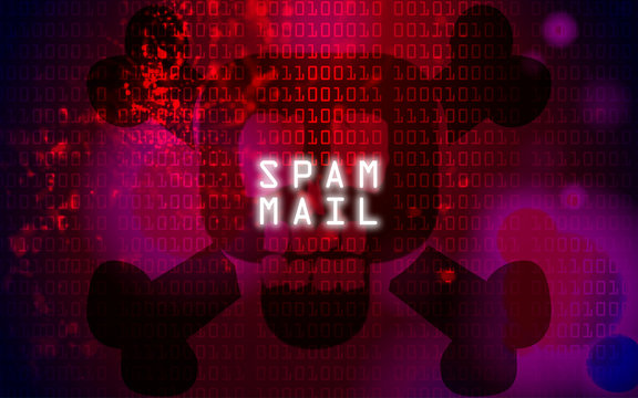 spam at a computer or smart phone