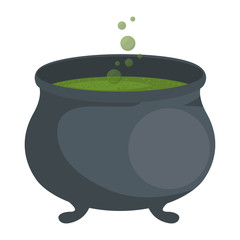witch boiler isolated icon