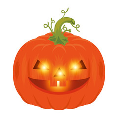 pumpkin hallooween decorative icon