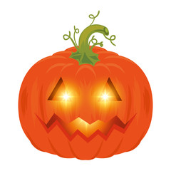 pumpkin hallooween decorative icon