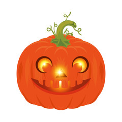 pumpkin hallooween decorative icon