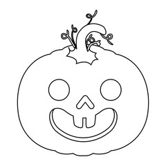 pumpkin hallooween decorative icon