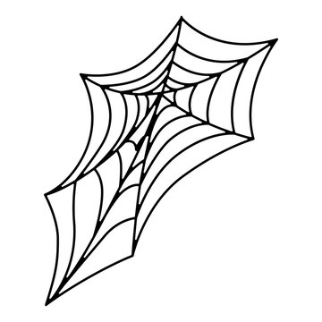 Spiderweb Halloween Decorative Icon