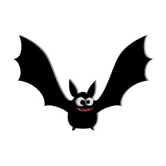 vampire black flying icon