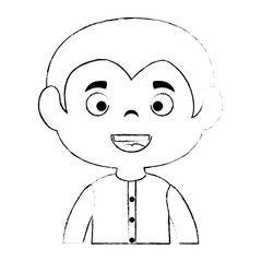 little boy disguised as a dracula