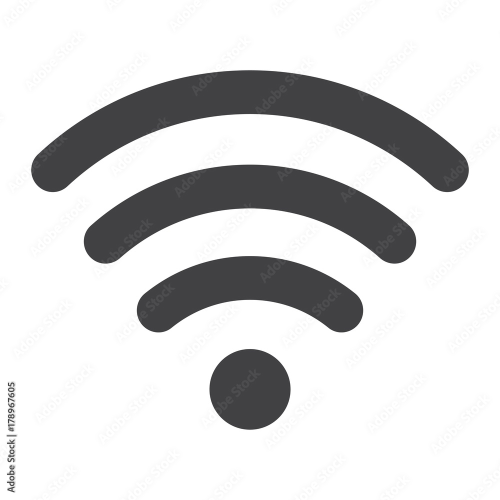 Poster wifi glyph icon, web and mobile, internet sign vector graphics, a solid pattern on a white backgroun
