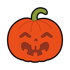 pumpkin hallooween decorative icon