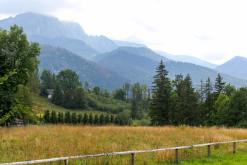 Tatra Mountains in a not a far distance