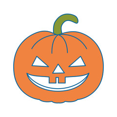 pumpkin hallooween decorative icon