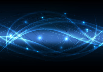 vector background abstract technology communication data Science