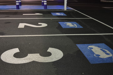 Place num&eacute;rot&eacute;e avec pictogramme