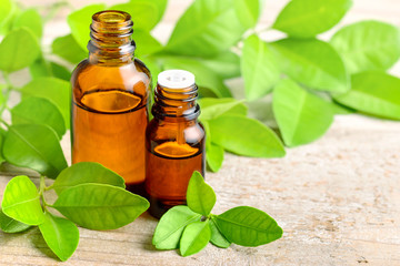 petitgrain oil in the bottle