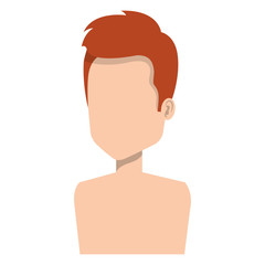 young man shirtless avatar character